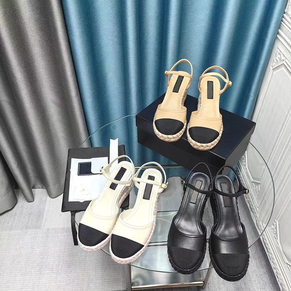 2023 color-matching platform fisherman's high heel sandals womens designer luxury 100% leather wedge-heeled electric embroidery casual, Black
2023 color-matching platform fisherman's high heel sandals womens designer luxury 100% leather wedge-heeled electric embroidery casual, Black