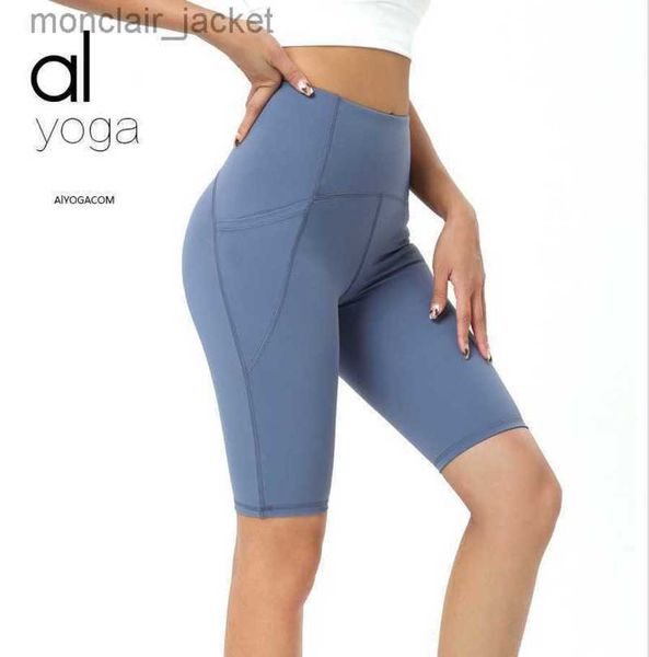 designer alos yoga five-point barbie shorts thin tight-fitting stretch yoga leggings women wear fitness cycling pants, Black
designer alos yoga five-point barbie shorts thin tight-fitting stretch yoga leggings women wear fitness cycling pants, Black