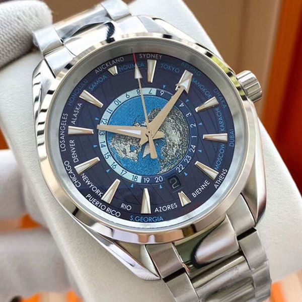 mens luxurys watch world time james bond 007 men automatic watches mechanical movement skyfall designer watch steel montre de luxe wristwatc, Slivery;brown
mens luxurys watch world time james bond 007 men automatic watches mechanical movement skyfall designer watch steel montre de luxe wristwatc, Slivery;brown