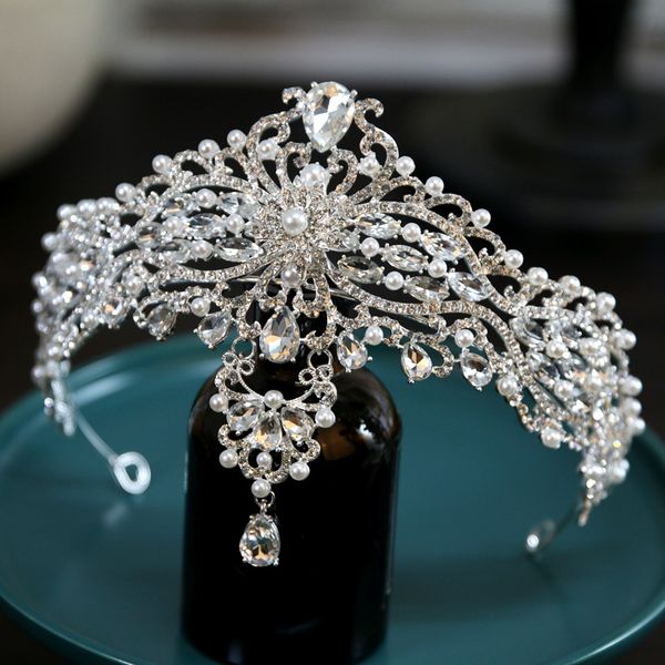 crystals beading bridal headpieces crown tiara wedding hair accessories women handmade headband ornaments female prom headdress hairband hea, Silver
crystals beading bridal headpieces crown tiara wedding hair accessories women handmade headband ornaments female prom headdress hairband hea, Silver