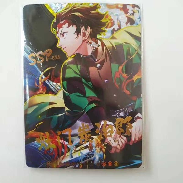 card game anime demon slayer kamado nezuko agatsuma zenitsu douma akaza sp ssp card game collection rare card boy birthday present t230301
card game anime demon slayer kamado nezuko agatsuma zenitsu douma akaza sp ssp card game collection rare card boy birthday present t230301