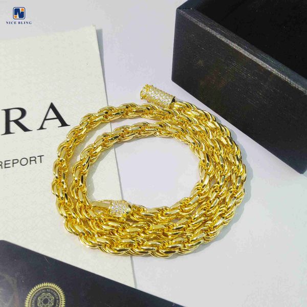 gold plated 925 silver moissanite lock rope chain hip hop style pendant necklace 6mm wide cuban rope chains
gold plated 925 silver moissanite lock rope chain hip hop style pendant necklace 6mm wide cuban rope chains