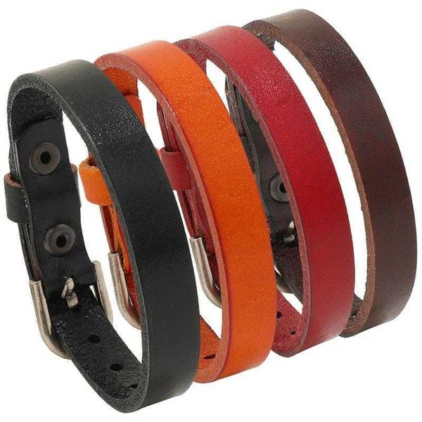 simple retro multi color adjustable cattle leather bracelet fashion ornament mens, Golden;silver
simple retro multi color adjustable cattle leather bracelet fashion ornament mens, Golden;silver