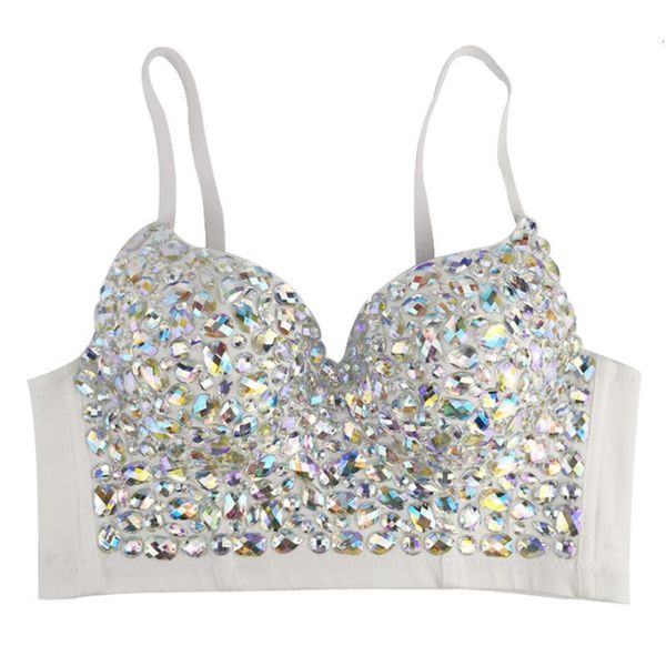 womens tanks cami ab colored bustier crop spaghetti strap push up bralette glitter club party corset bra vest 230509, White
womens tanks cami ab colored bustier crop spaghetti strap push up bralette glitter club party corset bra vest 230509, White