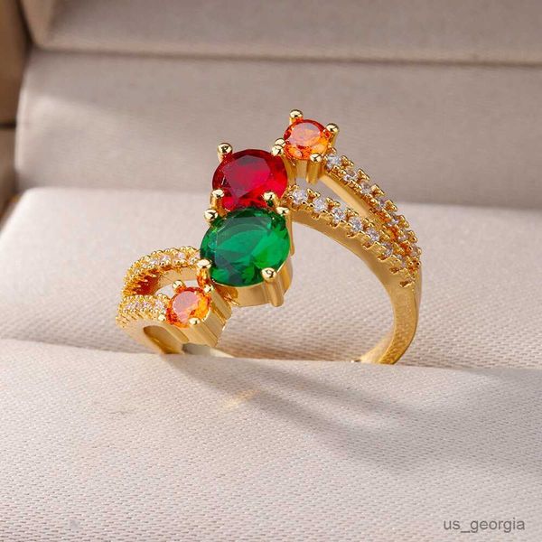 band rings colored zircon rings for women gold plated opening stainless steel crystal ring wedding aesthetic jewelry gift, Silver
band rings colored zircon rings for women gold plated opening stainless steel crystal ring wedding aesthetic jewelry gift, Silver