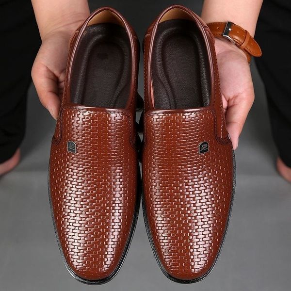 dress shoes autumn men's casual fashion leather original chaussure homme zapatos de hombre 230510, Black
dress shoes autumn men's casual fashion leather original chaussure homme zapatos de hombre 230510, Black