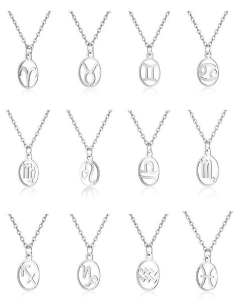 12 constellation zodiac sign necklace for women stainless steel silver link chain leo libra aries circle pendant horoscope astrolo3403561
12 constellation zodiac sign necklace for women stainless steel silver link chain leo libra aries circle pendant horoscope astrolo3403561