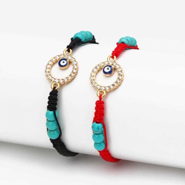 couple bracelet simple devils eye woven turkish blue eyes red rope ornament wholesale, Golden;silver
couple bracelet simple devils eye woven turkish blue eyes red rope ornament wholesale, Golden;silver