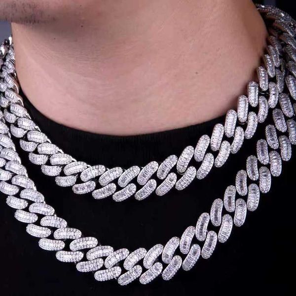 custom 19mm miami cuban chain s925 silver vvs baguette moissanite cuban link for mens jewelry hip hop necklace bracelet link
custom 19mm miami cuban chain s925 silver vvs baguette moissanite cuban link for mens jewelry hip hop necklace bracelet link