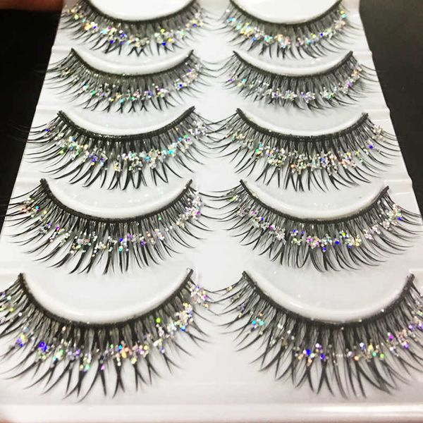 false eyelashes yokpn handmade false eyelashes silver glitter thick fake eyelashes beauty makeup stage performance latin lashes 5 pairs1 box
false eyelashes yokpn handmade false eyelashes silver glitter thick fake eyelashes beauty makeup stage performance latin lashes 5 pairs1 box