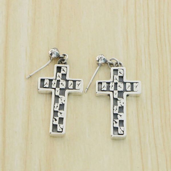 30040 european and american earring jewelry s925 sterling silver fashion personality punk hip-hop personality cross flower letter classic je, Golden 
30040 european and american earring jewelry s925 sterling silver fashion personality punk hip-hop personality cross flower letter classic je, Golden