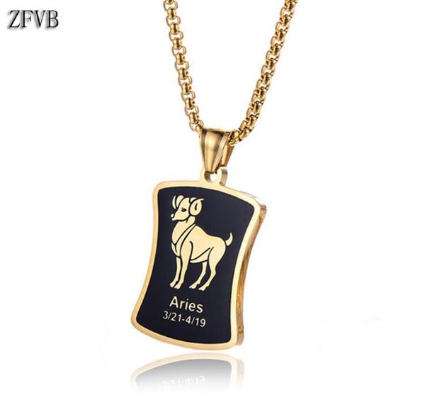 zfvb aries taurus gemini cancer leo virgo libra scorpio pisces aquarius 12 constellations necklaces stainless steel pendants men5750571, Silver 
zfvb aries taurus gemini cancer leo virgo libra scorpio pisces aquarius 12 constellations necklaces stainless steel pendants men5750571, Silver