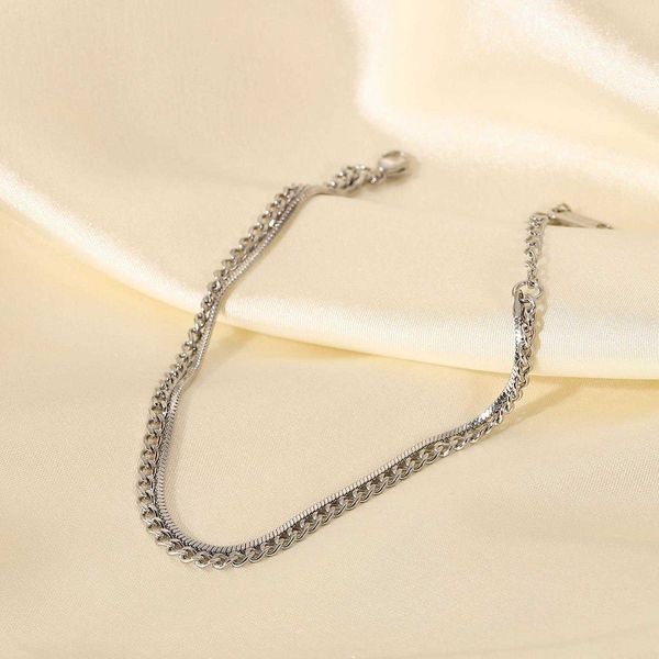 fashion unique hipster stainless steel cartilage snake chain cuban link bracelet mens double titanium, Black
fashion unique hipster stainless steel cartilage snake chain cuban link bracelet mens double titanium, Black