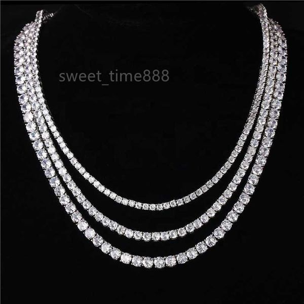 classic simple cubic zirconia white gold plated diamond tennis chain necklace for men and women, Silver
classic simple cubic zirconia white gold plated diamond tennis chain necklace for men and women, Silver