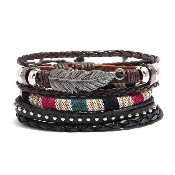 accessories set alloy feather beaded pull leather bracelet diy combination ethnic style, Golden;silver
accessories set alloy feather beaded pull leather bracelet diy combination ethnic style, Golden;silver