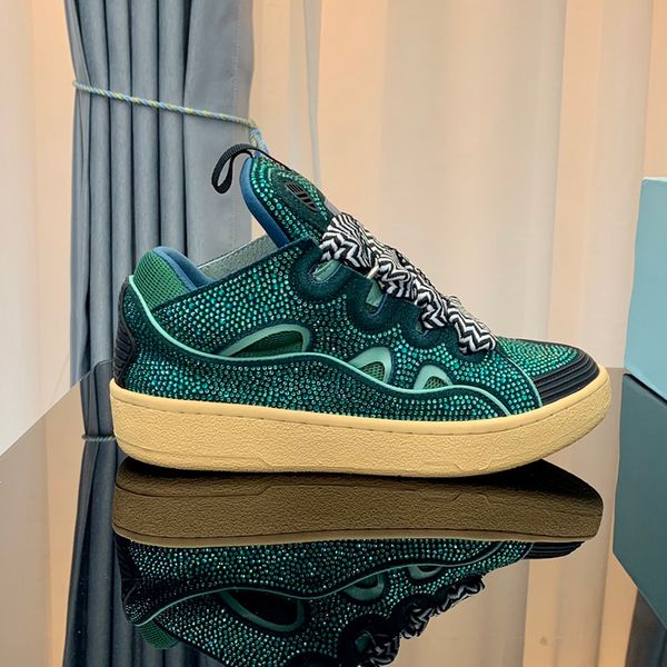 designer mesh casual shoes boot men women laceup extraordinary sneaker embossed leather curb sneakers calfskin rubber nappa platform sole fa, Black
designer mesh casual shoes boot men women laceup extraordinary sneaker embossed leather curb sneakers calfskin rubber nappa platform sole fa, Black