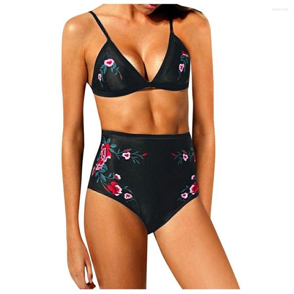 women's swimwear print push-up bra bikini hight waist beach padded floral women swimsuit swimwears tankinis set, White;black
women's swimwear print push-up bra bikini hight waist beach padded floral women swimsuit swimwears tankinis set, White;black