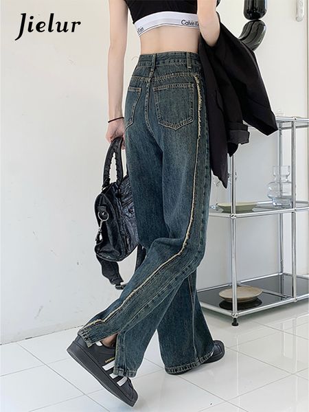 women's jeans jielur fashion raw edge split women jeans autumn vintage blue high waist jeans female loose straight denim pants women s-
women's jeans jielur fashion raw edge split women jeans autumn vintage blue high waist jeans female loose straight denim pants women s-