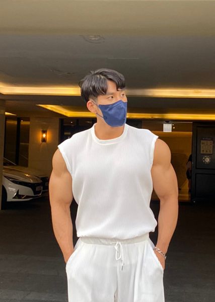 men' tank summer man knitted fitness vest men' iback slim vertical stripe fashion sportswear breathable training sleeveless 230, White;black
men' tank summer man knitted fitness vest men' iback slim vertical stripe fashion sportswear breathable training sleeveless 230, White;black