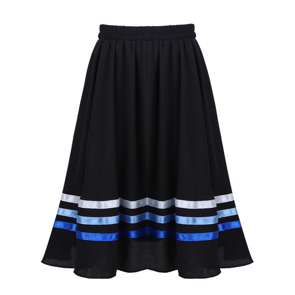 skirts girls' maxi skirts chiffon elastic waist full circle ribbons long a-line uniform skirt for dance dress for ballet kids 6-12 year, Blue
skirts girls' maxi skirts chiffon elastic waist full circle ribbons long a-line uniform skirt for dance dress for ballet kids 6-12 year, Blue
