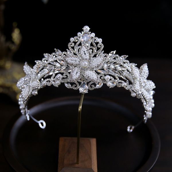 crystals beading bridal headpieces crown tiara wedding hair accessories women handmade headband ornaments female prom headdress hairband hea, Silver
crystals beading bridal headpieces crown tiara wedding hair accessories women handmade headband ornaments female prom headdress hairband hea, Silver