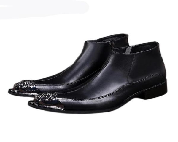 japanese style fashion mens boots pointed iron toe black men leather ankle boots zip antumn boots men botas masculina4085878
japanese style fashion mens boots pointed iron toe black men leather ankle boots zip antumn boots men botas masculina4085878