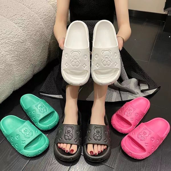 slippers female cartoon cute bear slipper fashion home non slip platform sandal wear-resistant shock-absorbing one-word 230510, Black
slippers female cartoon cute bear slipper fashion home non slip platform sandal wear-resistant shock-absorbing one-word 230510, Black