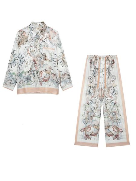 women's two piece pant 2023 floral print loose blouses vintage long sleeve buttonup female shirts blusas chic high waisted pants 230509, White
women's two piece pant 2023 floral print loose blouses vintage long sleeve buttonup female shirts blusas chic high waisted pants 230509, White