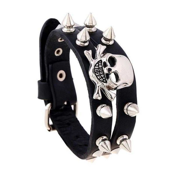 export jewelry punk retro cattle leather bracelet mens ornament personality skull width, Golden;silver
export jewelry punk retro cattle leather bracelet mens ornament personality skull width, Golden;silver