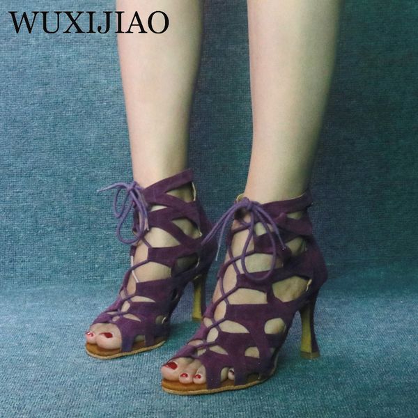 sandals wuxijiao brand fashion ballroom dance latin tango shoes ladies soft bottom high heel bandage 9cm 230509, Black
sandals wuxijiao brand fashion ballroom dance latin tango shoes ladies soft bottom high heel bandage 9cm 230509, Black