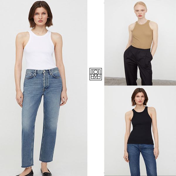 womens tanks camis toteme women thread summer pure cotton classic multiple colors tshirt rib slim female vest 230509, White
womens tanks camis toteme women thread summer pure cotton classic multiple colors tshirt rib slim female vest 230509, White