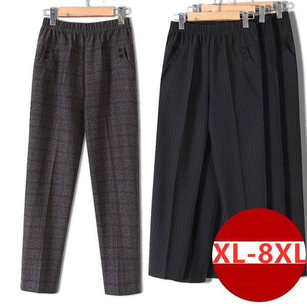 women's pants capris autumn women trousers oversize elastic high waist loose casual pants middle-aged female winter warm stretch pants, Black;white
women's pants capris autumn women trousers oversize elastic high waist loose casual pants middle-aged female winter warm stretch pants, Black;white