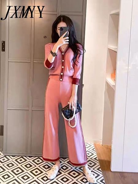 women's two piece pants jxmyy 2023 pink trousers suit temperament fashion autumn elegant knitted casual twopiece 230509, White
women's two piece pants jxmyy 2023 pink trousers suit temperament fashion autumn elegant knitted casual twopiece 230509, White