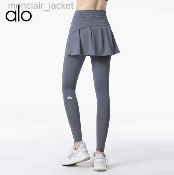 desginer alos yoga leggings anti light fake two piece sports pants group women's tight fit quick dried pants for casual high waist fitn, Black
desginer alos yoga leggings anti light fake two piece sports pants group women's tight fit quick dried pants for casual high waist fitn, Black