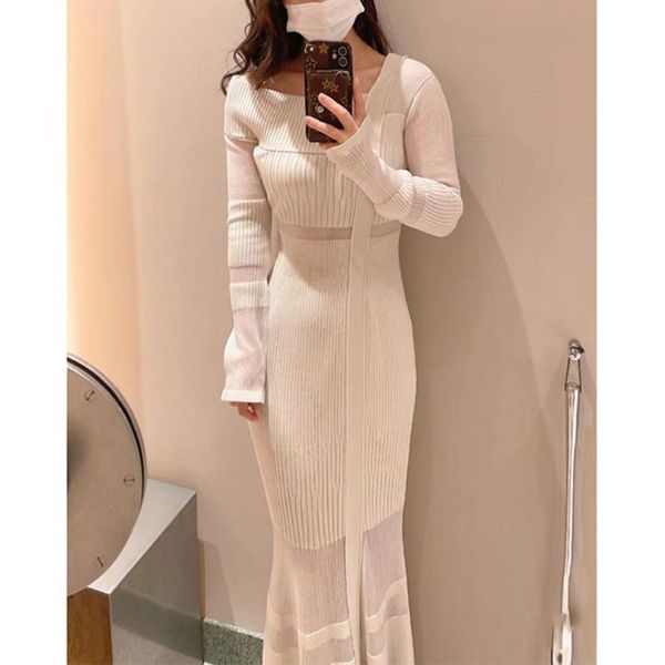 dresses neploe asymmetric offshoulder knitted robe femme solid color perspective longsleeved dress japan slim vestido de mujer, Black;gray
dresses neploe asymmetric offshoulder knitted robe femme solid color perspective longsleeved dress japan slim vestido de mujer, Black;gray