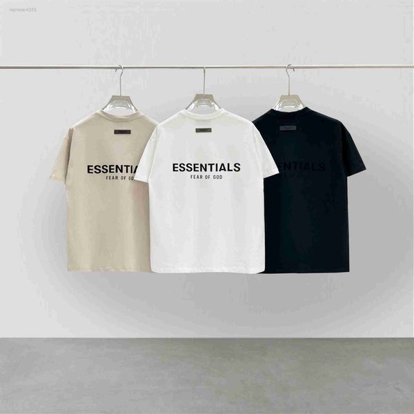 new essentail designer t shirt,flocking print double thread back letter loose high street short sleeve t-shirt men's fashion 9mn8, White;black
new essentail designer t shirt,flocking print double thread back letter loose high street short sleeve t-shirt men's fashion 9mn8, White;black
