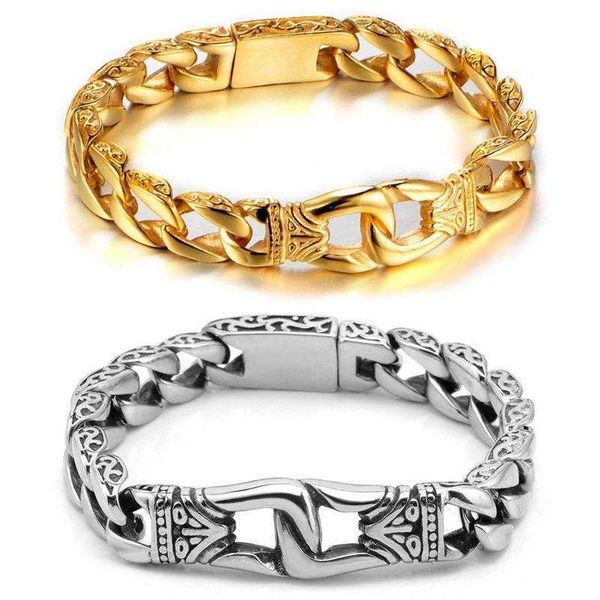 longrui vintage totem cuban bracelet creative mens hip hop keel wholesale, Golden;silver
longrui vintage totem cuban bracelet creative mens hip hop keel wholesale, Golden;silver