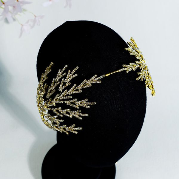 fg-0015 beautiful european and american leaf shaped diamond hair hoop, golden rhinestone bridal headwear, wedding show clothing accessories,, Silver
fg-0015 beautiful european and american leaf shaped diamond hair hoop, golden rhinestone bridal headwear, wedding show clothing accessories,, Silver