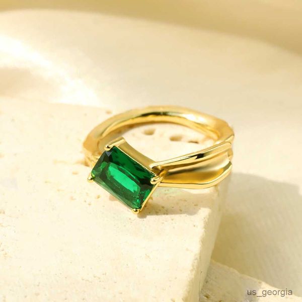 band rings square zircon rings for women men stainless steel green crystal adjustable ring wedding jewelry gift, Silver
band rings square zircon rings for women men stainless steel green crystal adjustable ring wedding jewelry gift, Silver