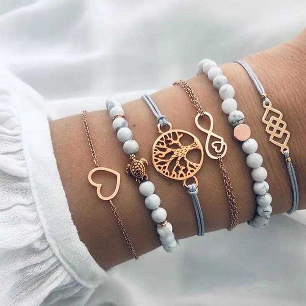 jewelry hollow heart 8 strand word bracelet woven beads turtle tree of life 6 piece set, Black
jewelry hollow heart 8 strand word bracelet woven beads turtle tree of life 6 piece set, Black