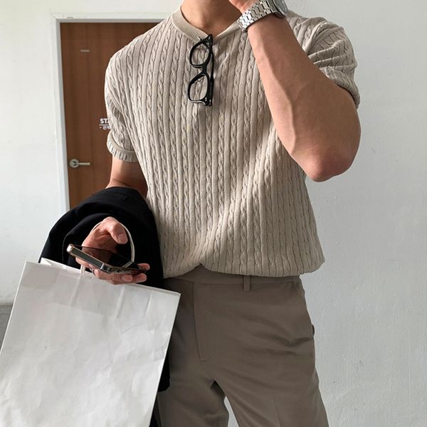 men's t-shirts summer men's premium knited t-shirt casual korean streetwear khaki short sleeve slim solid color o neck tees m-3xl, White;black
men's t-shirts summer men's premium knited t-shirt casual korean streetwear khaki short sleeve slim solid color o neck tees m-3xl, White;black