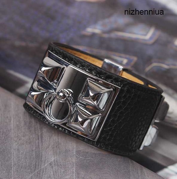 hermm classic bracelets korean jewelry h buckle black leather nail titanium steel bracelet wide bracelet punk rivet design japanese and kore
hermm classic bracelets korean jewelry h buckle black leather nail titanium steel bracelet wide bracelet punk rivet design japanese and kore