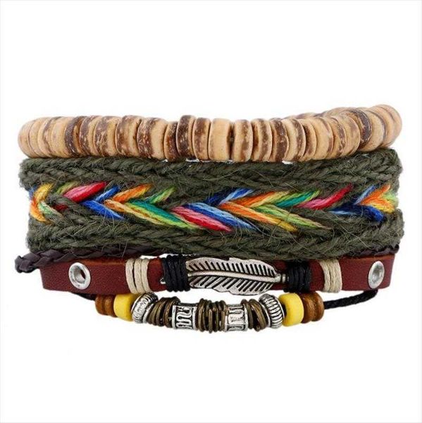 first layer cowhide woven bracelet exotic vintage hand multi leather ornament, Golden;silver
first layer cowhide woven bracelet exotic vintage hand multi leather ornament, Golden;silver