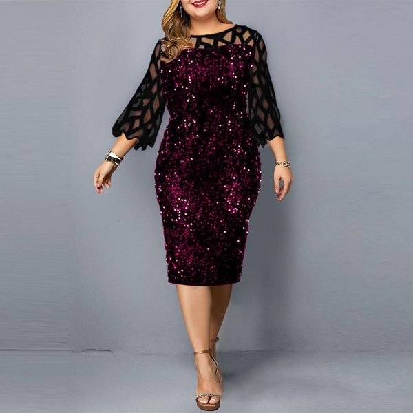 plus size dresses bodycon beautiful soft evening sequins seethrough mesh patchwork size lady female clothing 230510, Black
plus size dresses bodycon beautiful soft evening sequins seethrough mesh patchwork size lady female clothing 230510, Black