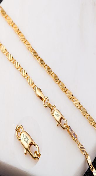 2mm 18k gold chains necklace fashion women039s choker necklaces for ladies luxury jewelry 16 18 20 22 24 26 28 30 inches1818724, Silver
2mm 18k gold chains necklace fashion women039s choker necklaces for ladies luxury jewelry 16 18 20 22 24 26 28 30 inches1818724, Silver