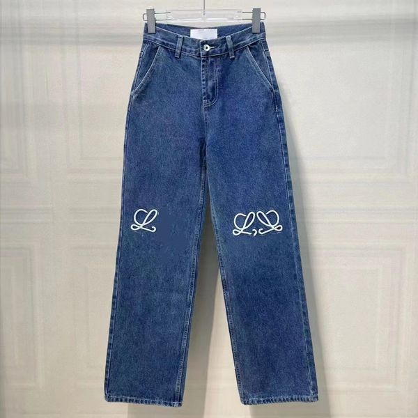 luxury designer men and women the same style jeans washed embroidery simple wide leg pants elastic wear-resistant fabric youth casual pants, Blue
luxury designer men and women the same style jeans washed embroidery simple wide leg pants elastic wear-resistant fabric youth casual pants, Blue