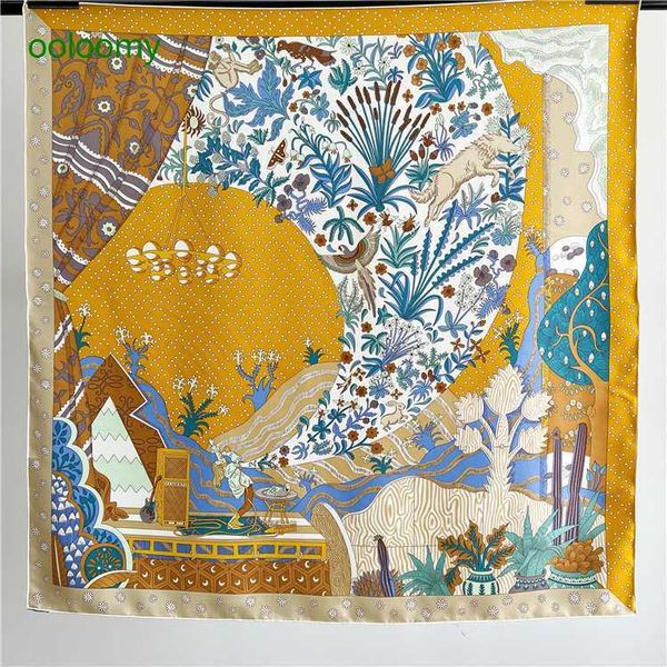 hemres designer scarves light luxury earth tone scarves spring autumn temperament twill silk big square scarf, Blue;gray
hemres designer scarves light luxury earth tone scarves spring autumn temperament twill silk big square scarf, Blue;gray