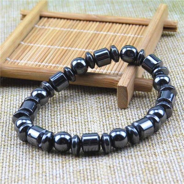 ornament simple beaded elastic magnetic strand magnet bracelet black gall stone therapy health care hand jewelry
ornament simple beaded elastic magnetic strand magnet bracelet black gall stone therapy health care hand jewelry