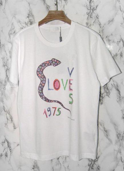 new laurent women t-shirt 100% cotton casual ys signature o-neck brand female sl p letter print solid loose lovers tees, White;black
new laurent women t-shirt 100% cotton casual ys signature o-neck brand female sl p letter print solid loose lovers tees, White;black