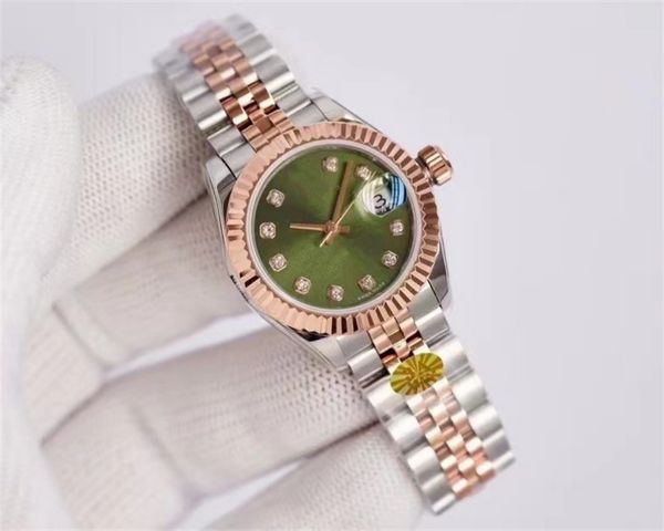 original packaging automatic watch new 18k gold watch band diamond ring 28mm dial automatic fashion women's automatic watch 2023, Slivery;brown
original packaging automatic watch new 18k gold watch band diamond ring 28mm dial automatic fashion women's automatic watch 2023, Slivery;brown